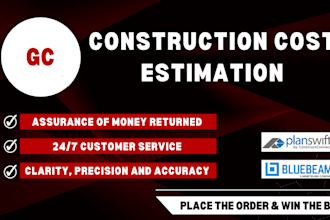 be your professional gc, construction cost estimation expert