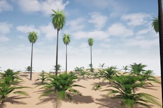 create 3d game environment 3d game art realistic level design in blender and ue