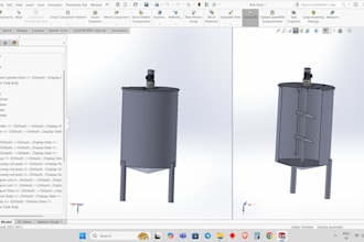 do sheet metal designs and make production drawings