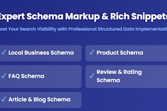 implement schema markup, structured data, and rich snippets for your website