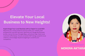 transform your business with my experties local SEO service