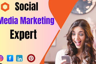 be your social media marketing expert and manager