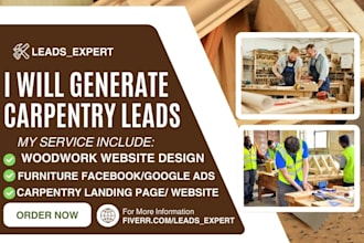 design carpentry website woodwork construction furniture website carpentry leads