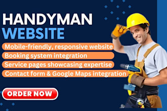 build a pro wordpress or wix website for roofing, plumbing, or handyman website