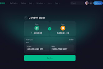 build crypto exchange website , mobile apps