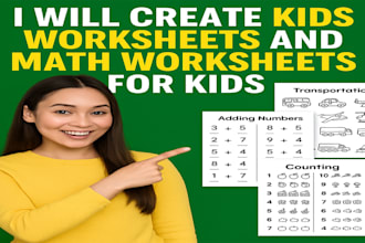 create kids worksheets and math worksheets for kids