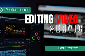 do professional video editing with motion graphics and color grading