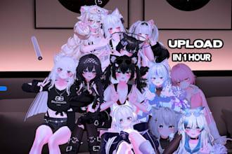upload a vrchat avatar for you in less than 1h