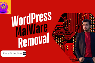remove wordpress malware  and ensure that your website secure