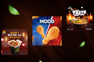 do social media food poster