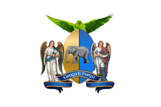 make a modern heraldic family crest, coat of arms, crest, and emblem logo design