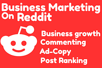 do reddit post management for your business, website, ecommerce, saas or crypto