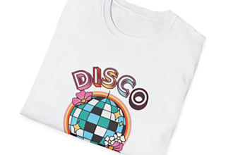 design a retro disco party t shirt