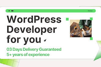 built your wordpress website