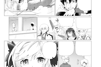 draw a good manga or comic  page for you