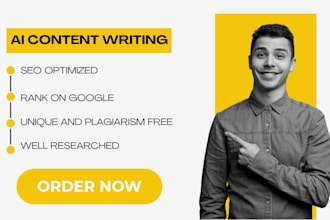 write high quality, SEO optimized ai content that ranks