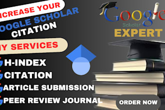 increase google scholar citations in a peer reviewed index journal