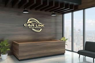 design good looking car link auto group logo for your brand