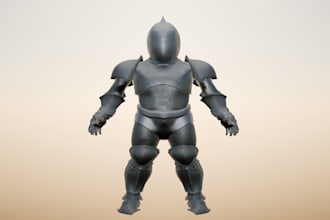 do professional 3d character modeling for games, animation and VR