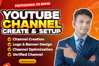 create and setup youtube channel professionally