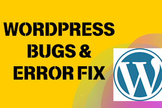 fix wordpress bugs and errors