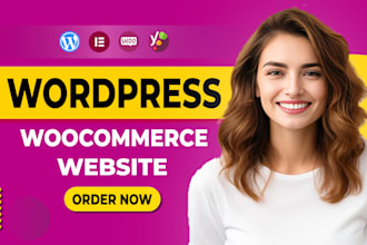 do wordpress website development and design, redesign, build ecommerce website