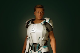 build realistic metahuman character,3d warrior model,nsfw mod,ue5 rig animation