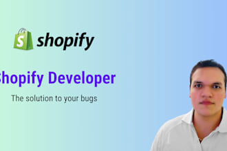 fix bugs on shopify as a professional shopify developer