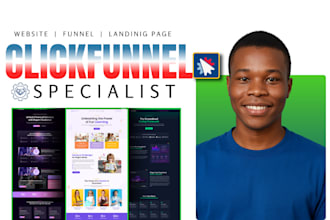 build clickfunnel wesbite, high ticket converting sales funnel, ghl