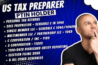 prepare and efile US individual and business tax returns