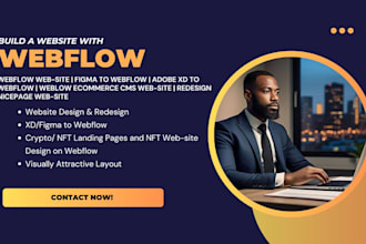 develop webflow website, figma to webflow, webflow expert