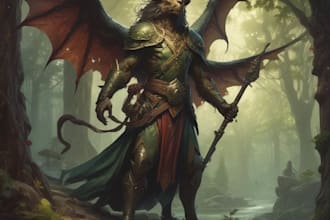 draw dnd art, creature, fantasy character, and dnd party