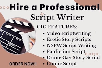 ghostwrite comic script, nsfw fanfiction, video script, erotic story, gay