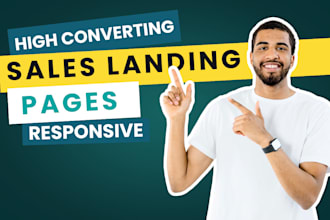 build high converting sales landing pages
