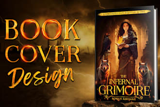 design fantasy, non fiction, horror and romance book cover