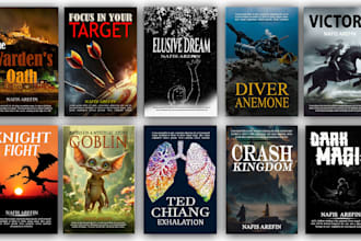 create impressive kindle book cover for KDP