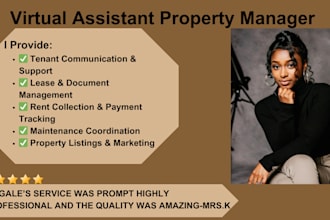 be your property assistant for tenant, lease support
