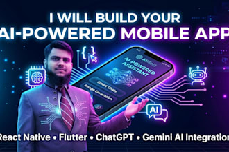 do ai mobile app development ios android app ai  flutter app ai chatbot