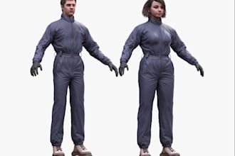 create ue5 model, ps2 game character, 3d model, maximo, control rig,texture nsfw