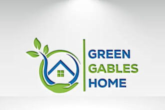 design a captivating green home logo for you in 1 day