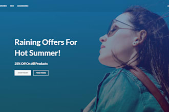 create e commerce website