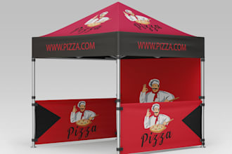 design professional canopy tent, or pop up tent