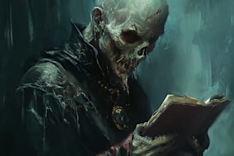 create fantasy horror and fantasy horror character