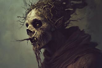 design fantasy horror and any fantasy horror character