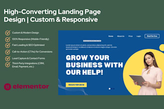 create a high converting landing page for your business