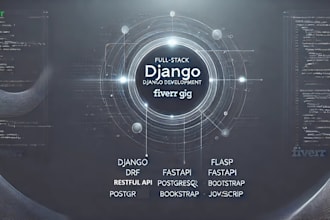 develop a django, flask web app with responsive frontend