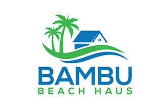 create awesome and gorgeous beach logo design