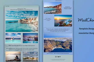 create professional mailchimp email template newsletter