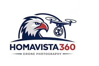create awesome and gorgeous drone photography logo design