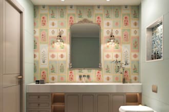 do 3d bathroom interior design modern and luxury